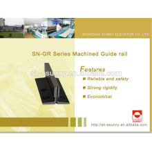 Machined Guide Rail T78/B elevator parts